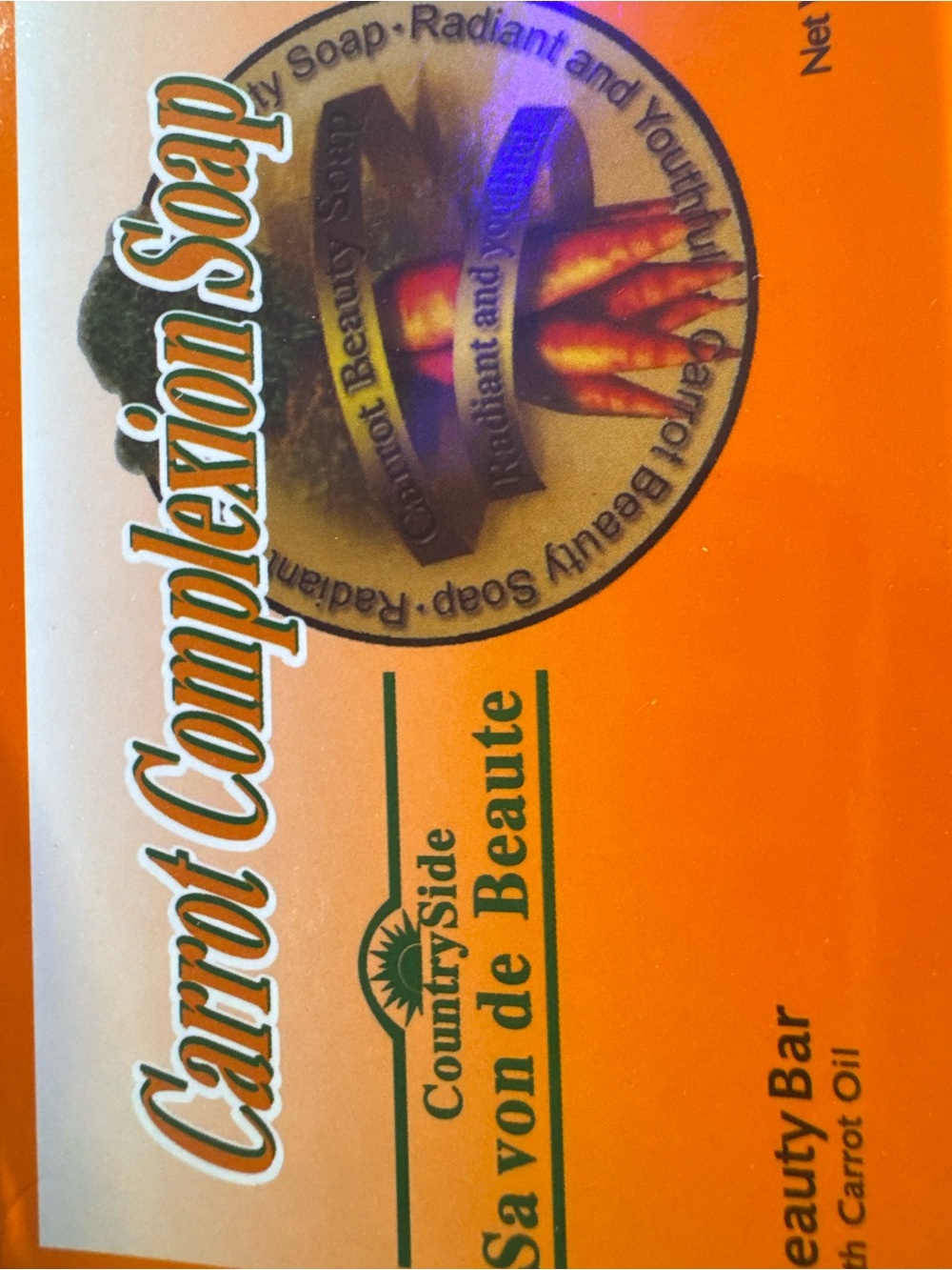 Carrot Complexion Soap - Orange